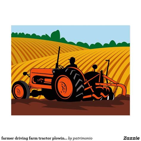 Plowing is like creating art, but with a tractor brush and a field canvas.